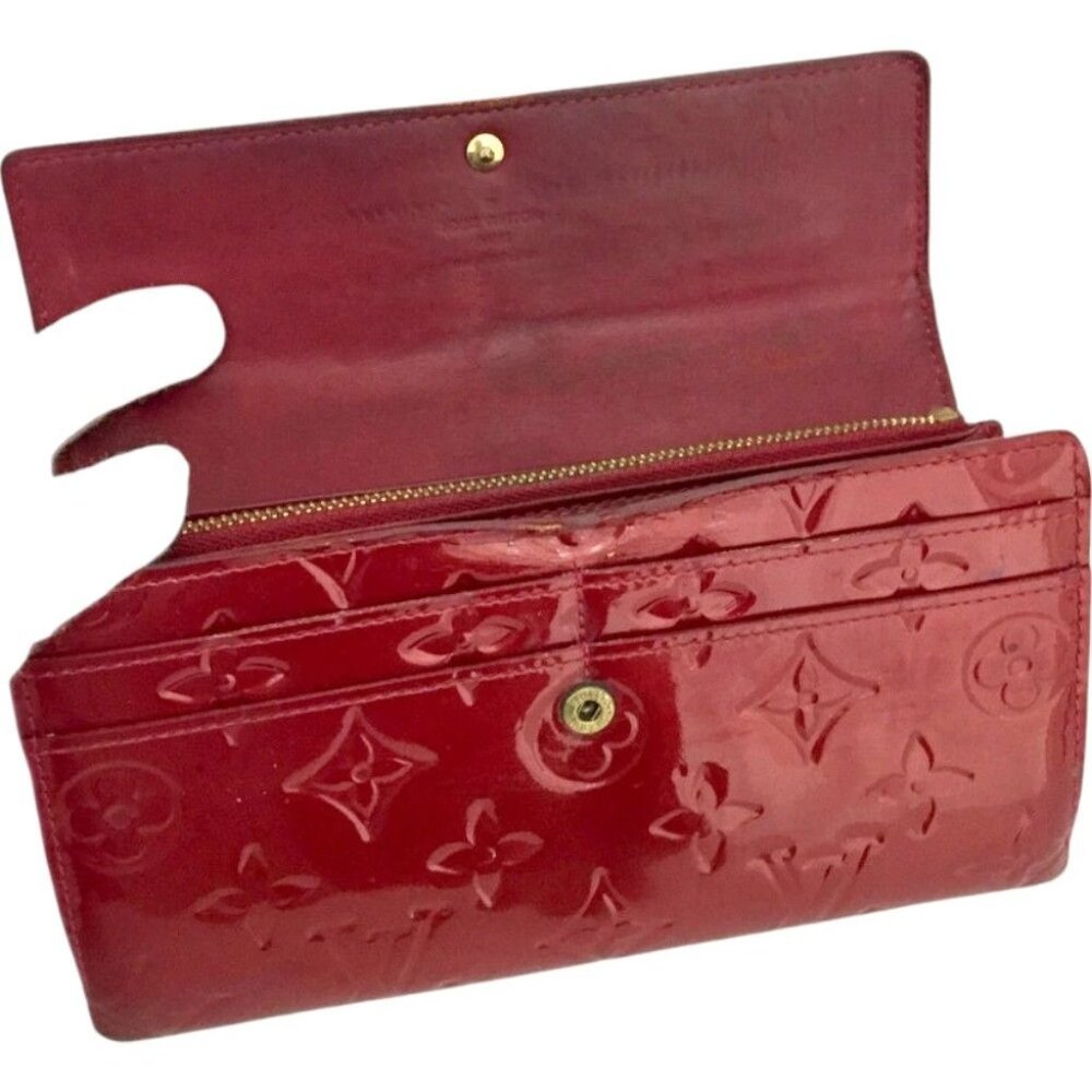 260199BH (L2) Louis Vuitton Wallet Long PommeD`Amour Monogram Vernis - Picture 5 of 9